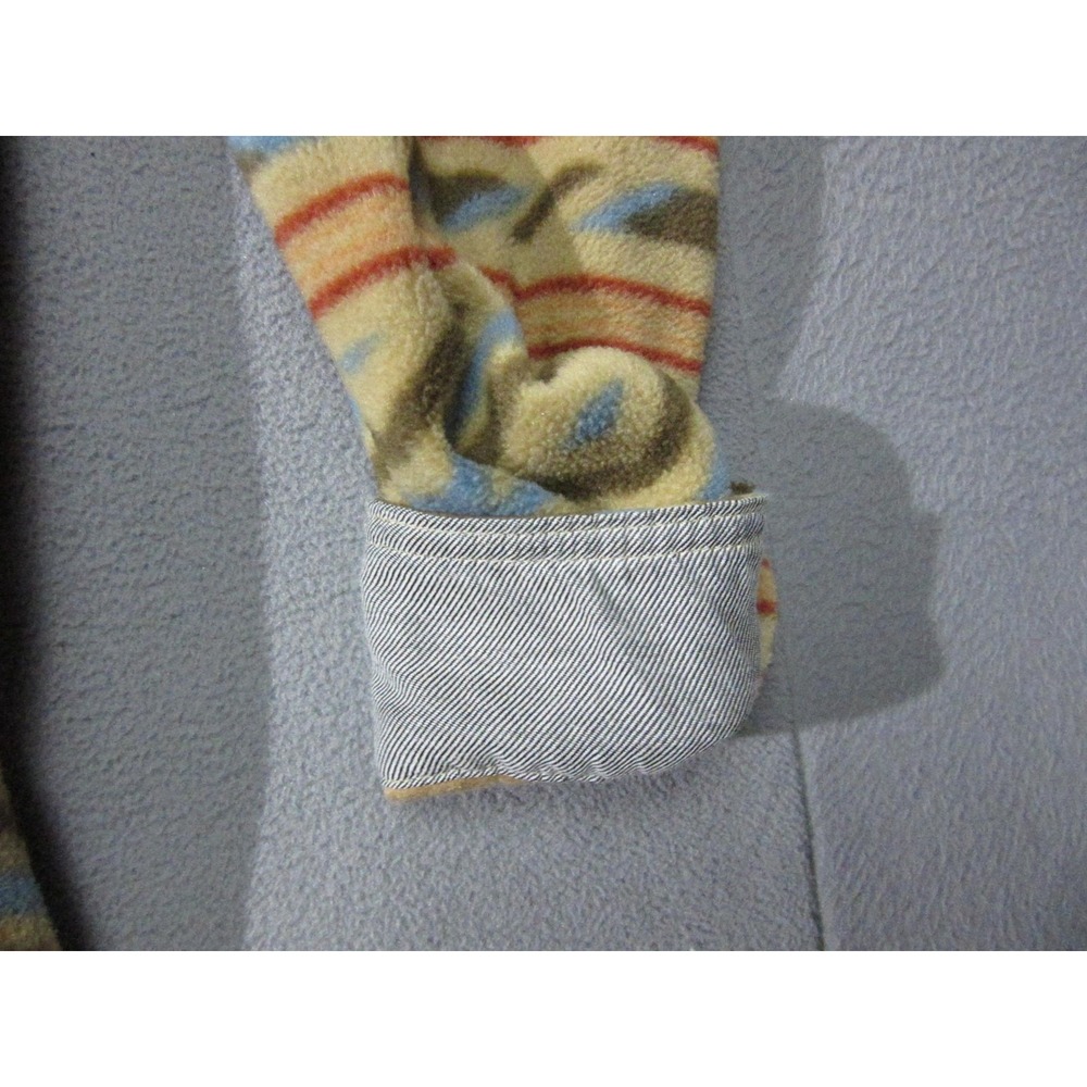 Vissla Hoodie Mens Small Multicolor Fleece Henley Aztec Tribal Pullover Flipcuff - Picture 9 of 16